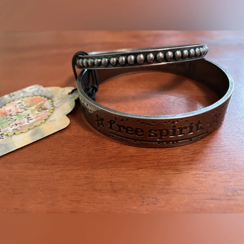 Kelly Rae Roberts Message Bangle Set - Picture 1 of 6
